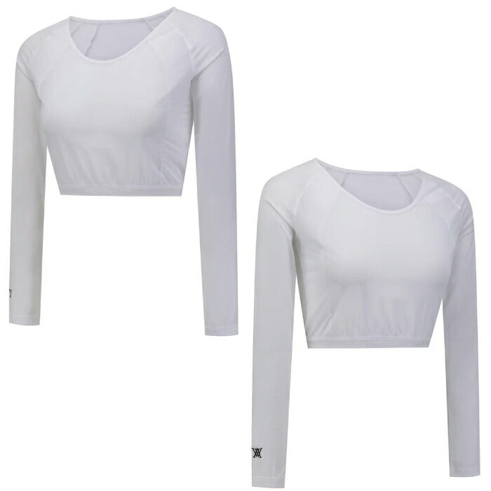 ANEW GOLF アニューゴルフ ゴルフウェア レディース WOMEN BOLERO BASELAYER ウィメンズベースレイヤー ボレロデザイン メッシュ素材 軽量 伸縮性 aggmwts02