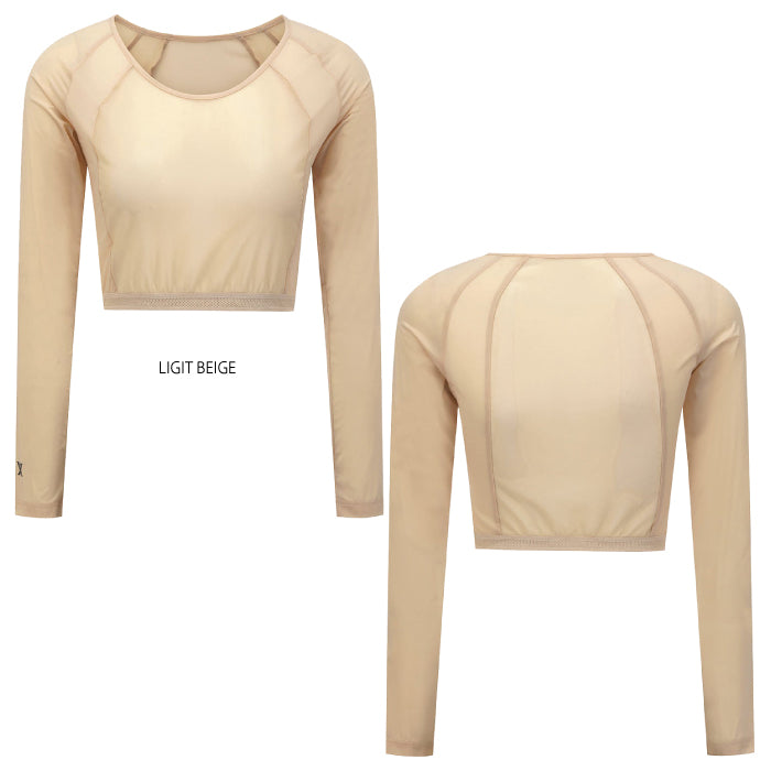 ANEW GOLF アニューゴルフ ゴルフウェア レディース WOMEN BOLERO BASELAYER ウィメンズベースレイヤー ボレロデザイン メッシュ素材 軽量 伸縮性 aggmwts02