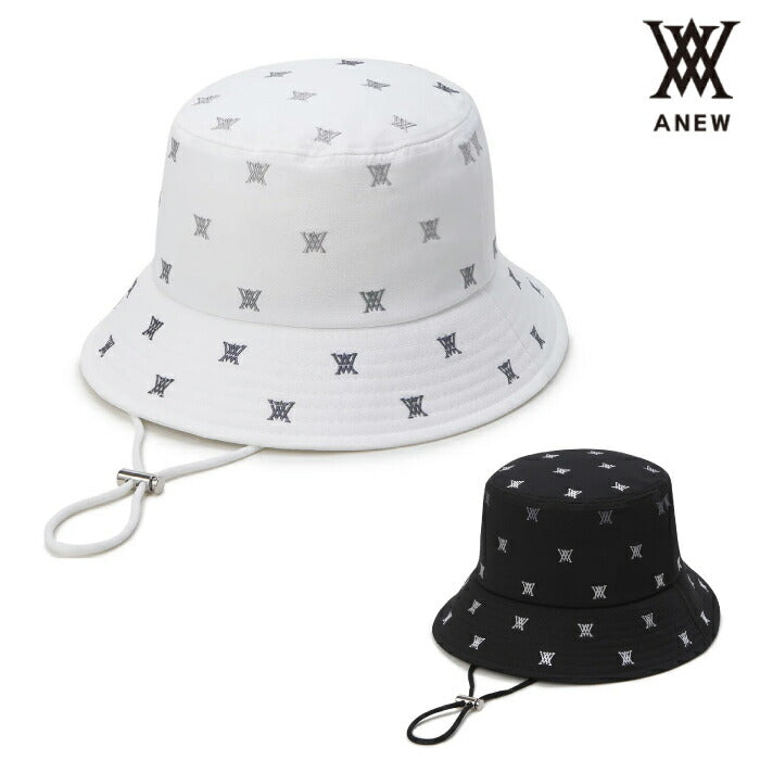 ANEW GOLF アニューゴルフ ゴルフウェア メンズ レディース UNISEX GRADATION BUCKET HAT バケットハット 帽子 軽量 ストリング付き agguucp46