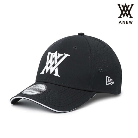 ANEW GOLF アニューゴルフ ゴルフウェア メンズ レディース UNISEX ANEW X NEWERA PUNCHING GOLF CAP 帽子 ANEW×NEW ERAコラボレーション パンチング加工 マグネット機能付きつば agguucpn2