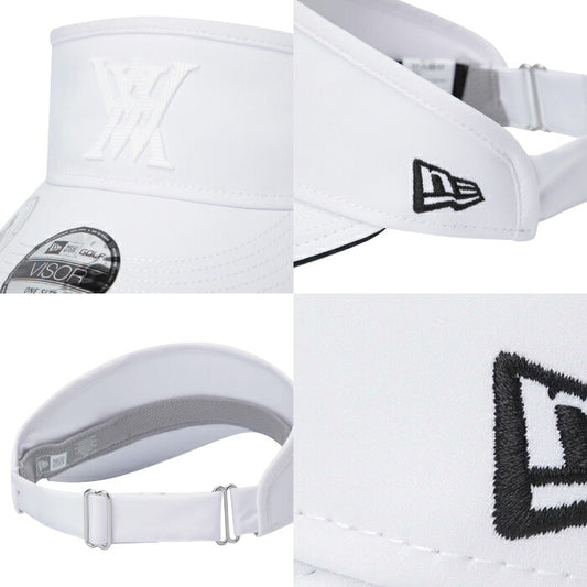 ANEW GOLF アニューゴルフ ゴルフウェア メンズ レディース UNISEX ANEW X NEWERA GOLF VISOR バイザー 帽子 ANEW×NEW ERAコラボレーション 内側メッシュ素材 サイズ調整可能 マグネット機能付きつば agguucpn4