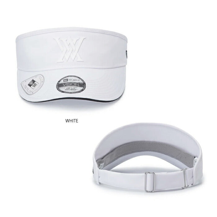 ANEW GOLF アニューゴルフ ゴルフウェア メンズ レディース UNISEX ANEW X NEWERA GOLF VISOR バイザー 帽子 ANEW×NEW ERAコラボレーション 内側メッシュ素材 サイズ調整可能 マグネット機能付きつば agguucpn4