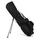 ANEW GOLF アニューゴルフ メンズ レディース 9 UNISEX MILITARY STAND BAG 9インチ仕様スタンドキャディバッグ ショルダーストラップ 透明フードカバー付属 agguusb01bk