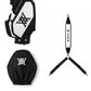 ANEW GOLF アニューゴルフ メンズ レディース 9.5 UNISEX TOUR BAG 9.5インチツアーキャディバッグ ３点留めショルダーストラップ レインカバー ネームタグ付属 agguusb05bk