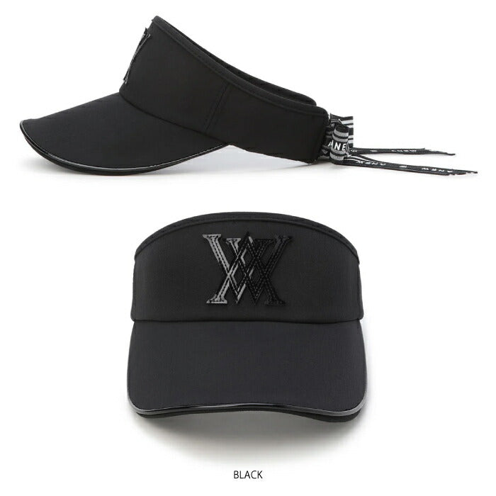 ANEW GOLF アニューゴルフ ゴルフウェア レディース WOMEN ESSENTIAL RIBBON VISOR リボンバイザー バックリボンでアレンジ自在 agguwcp21