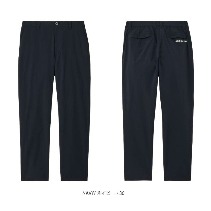 and per se アンパスィ ゴルフウェア メンズ マルチウェザーパンツ マルチストレッチ UV はっ水 透湿 AMF5045G1