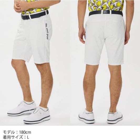 and per se アンパスィ ゴルフウェア メンズ クールラスティング ショートパンツ マルチストレッチ UV 接触冷感 抗菌防臭 べたつき軽減 ams5506e4