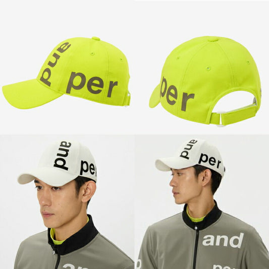 and per se アンパスィ ゴルフ メンズ キャップ 帽子 スポーティ スタイリッシュ UVカット機能 サイズ調整可能 AMS8426