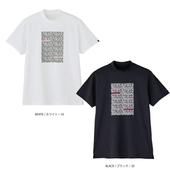 and per se アンパスィ ゴルフウェア メンズ リファインドライ半袖モックネックシャツ モックネック マルチストレッチ 吸汗速乾 UV 抗菌防臭 ハイスペック素材 高機能素材 ams9526v5