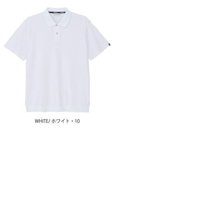 and per se アンパスィ ゴルフウェア メンズ COOL is COOL 半袖オーバーシャツ マルチストレッチ 吸汗速乾 UV 抗菌防臭 べたつき軽減 遮熱 AMS9656Z1