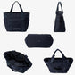 and per se アンパスィ ゴルフ メンズ レディース BIGトートバッグ ユニセックス 刺繍ワッペン ポケット付き aua7006