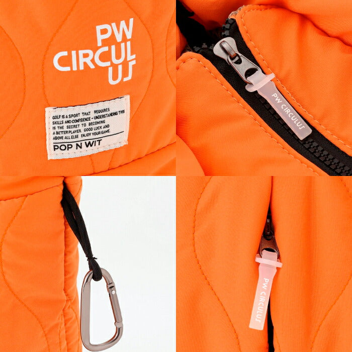 PW CIRCULUS ピーダブリュサーキュラス ゴルフ メンズ レディース UNISEX 中綿ビッグトート ゴルフ 軽量 大容量 キルティング バッグinバッグ付 カラビナ付 センターポケット bo7igw0301