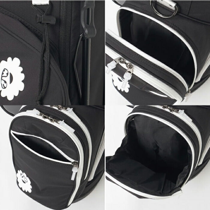 PW CIRCULUS ピーダブリュサーキュラス ゴルフ メンズ レディース UNISEX デタッチャブル キャディバッグ PVCフード ミニポーチ シューズケース 取り外し可能 bo7ilm0011