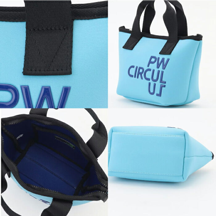 PW CIRCULUS ピーダブリュサーキュラス ゴルフ メンズ レディース UNISEX PW ロゴカートバッグ ネオプレーン素材 軽量 クッション性 水濡れOK bo7ilm0021