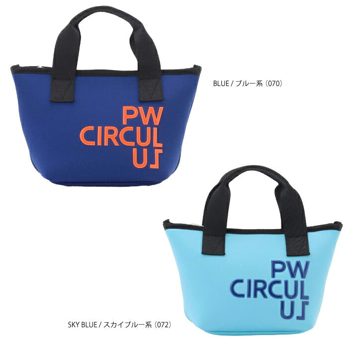 PW CIRCULUS ピーダブリュサーキュラス ゴルフ メンズ レディース UNISEX PW ロゴカートバッグ ネオプレーン素材 軽量 クッション性 水濡れOK bo7ilm0021