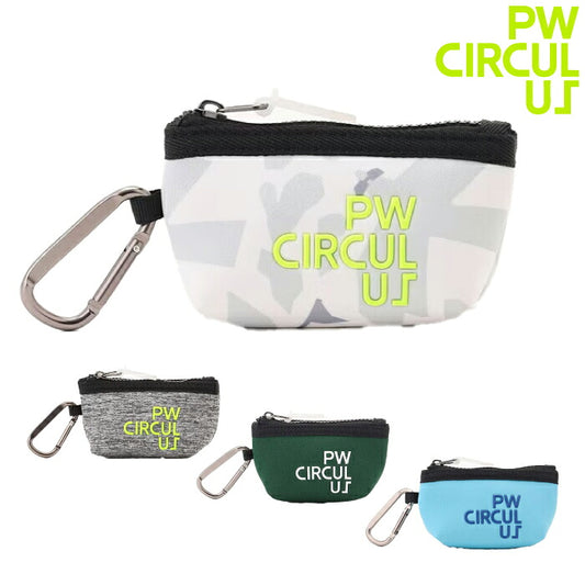 PW CIRCULUS ピーダブリュサーキュラス ゴルフ メンズ レディース UNISEX PWボールポーチ ネオプレーン素材 万能ミニポーチ bo7ilm0031