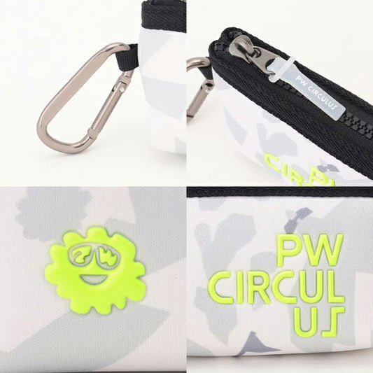 PW CIRCULUS ピーダブリュサーキュラス ゴルフ メンズ レディース UNISEX PWボールポーチ ネオプレーン素材 万能ミニポーチ bo7ilm0031