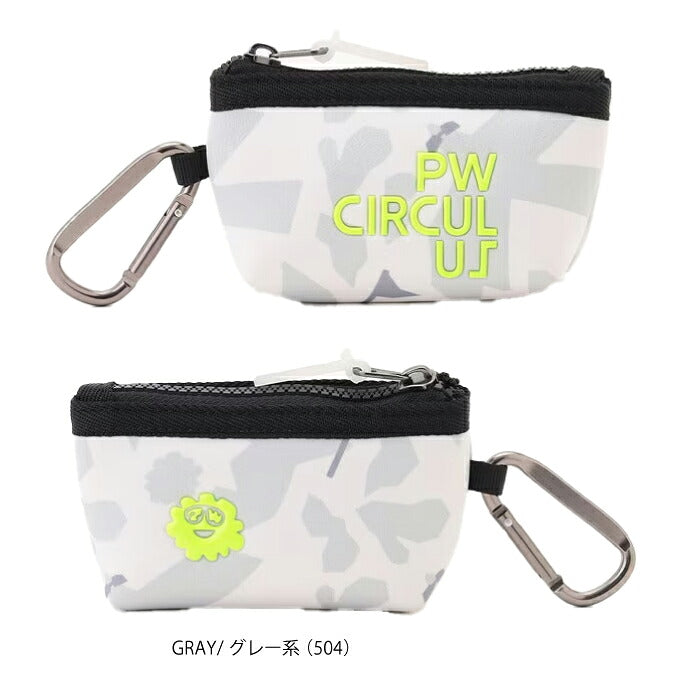 PW CIRCULUS ピーダブリュサーキュラス ゴルフ メンズ レディース UNISEX PWボールポーチ ネオプレーン素材 万能ミニポーチ bo7ilm0031