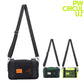 PW CIRCULUS ピーダブリュサーキュラス ゴルフ メンズ レディース UNISEX PWロゴカートポーチ カートバッグ ショルダー付 カート手すり取り付け可能 ネオプレーン素材 内側ポケット付き bo7ilm0311