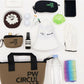 PW CIRCULUS ピーダブリュサーキュラス ゴルフ メンズ レディース UNISEX〈NEWサイズシリーズ〉PW ロゴカートバッグ ネオプレン素材 軽量 小さめサイズ bo7ilw0021