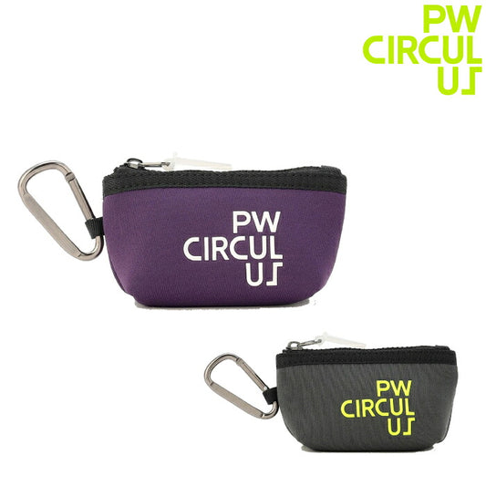 PW CIRCULUS ピーダブリュサーキュラス ゴルフ メンズ レディース UNISEX〈【UNISEX】PWボールポーチ ネオプレン素材 軽量 カラビナ bo7ilw0031