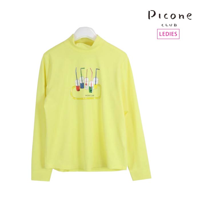 【30%OFF SALE】PICONE CLUB ピッコーネクラブ ゴルフウェア レディース UV速乾長袖プルオーバー UVケア加工 吸水速乾加工 C359317