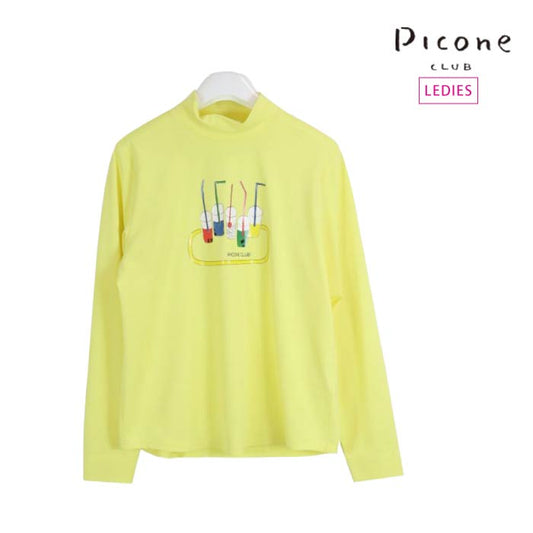 【30%OFF SALE】PICONE CLUB ピッコーネクラブ ゴルフウェア レディース UV速乾長袖プルオーバー UVケア加工 吸水速乾加工 C359317