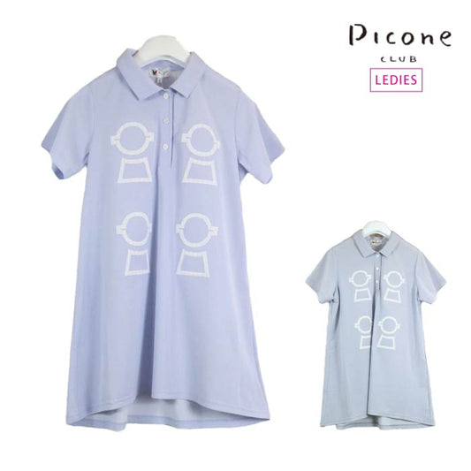 【30%OFF SALE】PICONE CLUB ピッコーネクラブ ゴルフウェア UV冷感ピンストライプチュニック C359427