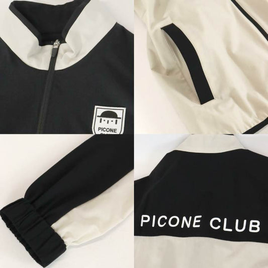 【30%OFF SALE】PICONE CLUB ピッコーネクラブ ゴルフウェア メンズ バックロゴ撥水ブルゾン UVケア加工 接触冷感 C364304