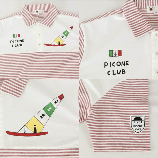 PICONE CLUB ピッコーネクラブ ゴルフウェア メンズ コットン混速乾半袖ポロシャツ C369308