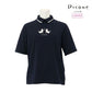 PICONE CLUB ピッコーネクラブ ゴルフウェア レディース 半袖シャツ プードル柄UV冷感ポロシャツ 接触冷感 UVケア c459319