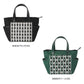 PICONE CLUB ピッコーネクラブ ゴルフバッグ レディース ブロックチェックピコ柄カートバッグ ポケット付き ファスナー付き C510809