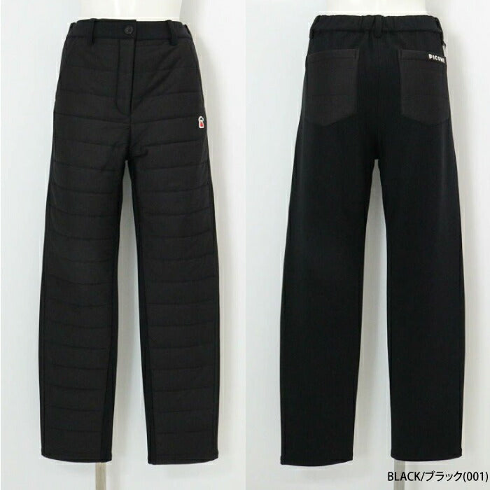 PICONE CLUB ピッコーネクラブ ゴルフウェア レディース 防風撥水中綿キルト切替パンツ 伸縮性 はっ水 ストレッチ性 C517108