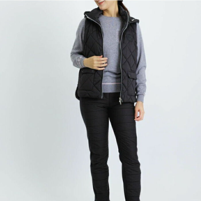 PICONE CLUB ピッコーネクラブ ゴルフウェア レディース 防風撥水中綿キルト切替パンツ 伸縮性 はっ水 ストレッチ性 C517108