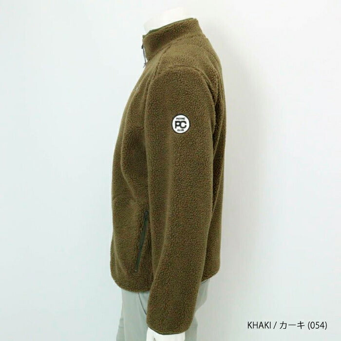 PICONE CLUB ピッコーネクラブ ゴルフウェア メンズ ボアジップブルゾン ジップブルゾン ロゴ刺繍 ワッペン付き ボア素材 c544003