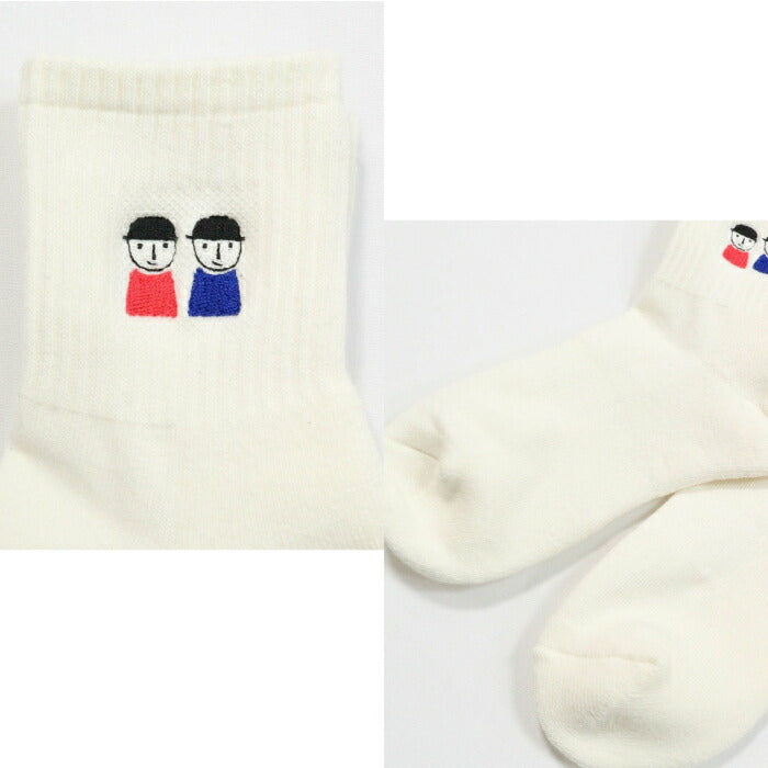 PICONE CLUB ピッコーネクラブ レディース ピコ刺繍リブソックス ゴルフ 綿混 靴下 【メール便可】c550205