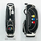 PICONE CLUB ピッコーネクラブ メンズ レディース モノトーンキャディバッグ 多数ポケット ネームプレート付き c550208