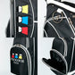 PICONE CLUB ピッコーネクラブ メンズ レディース モノトーンキャディバッグ 多数ポケット ネームプレート付き c550208