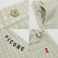 PICONE CLUB ピッコーネクラブ レディース 総柄プリントUV冷感パンツ テーパード ストレッチ ウエストゴム c557307