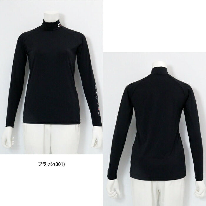 PICONE CLUB ピッコーネクラブ レディース ピコ柄ハイネックUV冷感インナー 伸縮素材 c559326