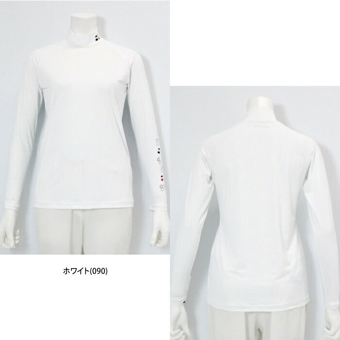 PICONE CLUB ピッコーネクラブ レディース ピコ柄ハイネックUV冷感インナー 伸縮素材 c559326