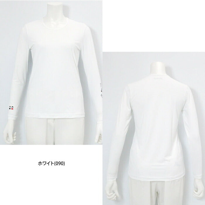 PICONE CLUB ピッコーネクラブ レディース ピコ柄クルーネックUV冷感インナー 伸縮素材 c559327