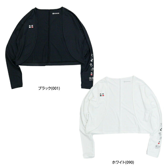 PICONE CLUB ピッコーネクラブ ゴルフウェア レディース ピコ柄UV冷感ボレロ 長袖 ショート丈 コンパクト c559329