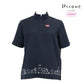 PICONE CLUB ピッコーネクラブ ゴルフウェア レディース 裾刺繍UV速乾ジッププルオーバー 半袖シャツ ドライタッチ 少し長めの半袖丈 ハーフジップ MADE IN JAPAN c559408