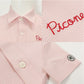 PICONE CLUB ピッコーネクラブ ゴルフウェア メンズ UV速乾サッカーストライプシャツ 半袖 吸水速乾 UVケア加工 クール＆ドライ MADE IN JAPAN c565304