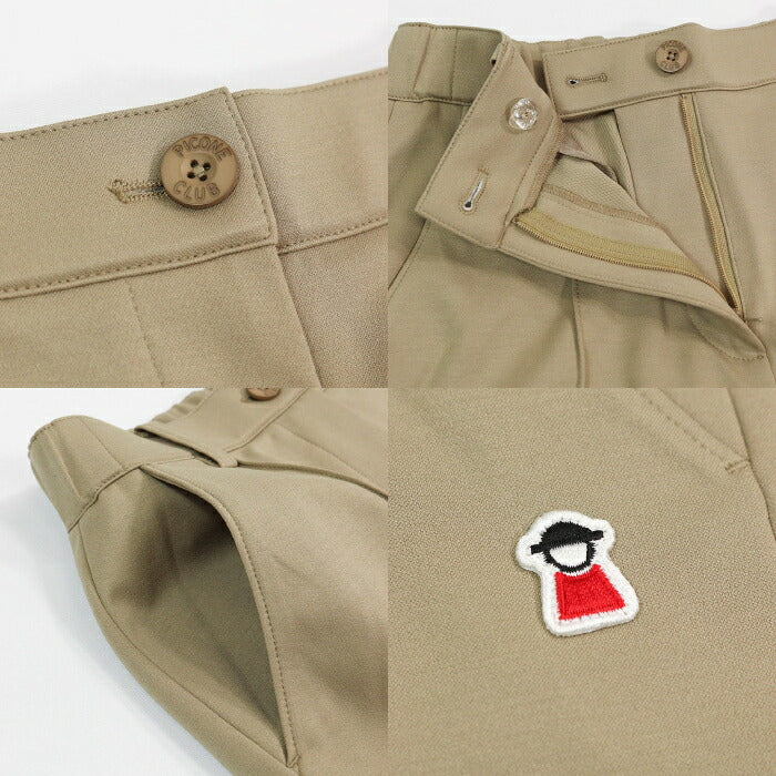 PICONE CLUB ピッコーネクラブ ゴルフウェア レディース センタークリース速乾テーパードパンツ ウエストバックゴム仕様 吸水速乾 c617911