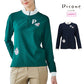 PICONE CLUB ピッコーネクラブ ゴルフウェア レディース 配色ハーフジッププルオーバー ハイネック長袖シャツ 着回しにも便利 快適な着心地 c619909