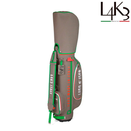【送料無料】L4K3 レーク メンズ レディース CADDY BAG CB-SQUARE FANGO キャディバッグ ネオプレン素材 ワッペン 刺繍 CB-SQUARE-FANGO