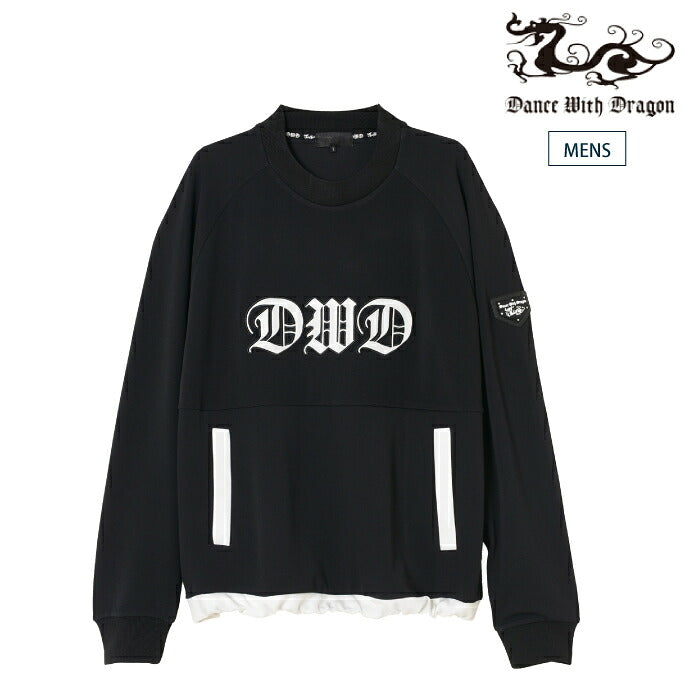 Dance With Dragon ダンスウィズドラゴン ゴルフウェア メンズ Lecture ECO Kanokoトレーナー 防透け UV 吸水速乾 高ストレッチ セットアップ対応 d1-210111