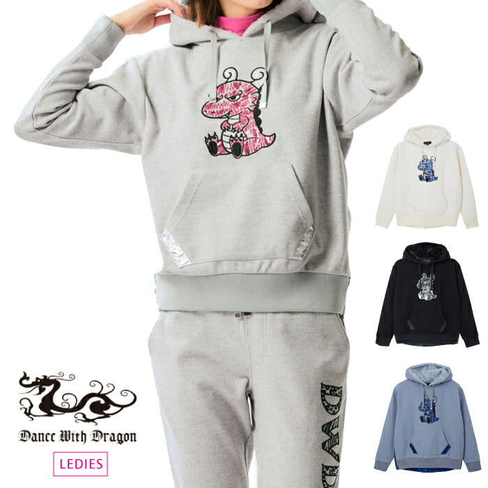 【20%OFF SALE】Dance With Dragon ダンスウィズドラゴン レディース NEEDLEストレッチパーカー D2-241121